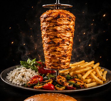 Hühner-Dönerspieß