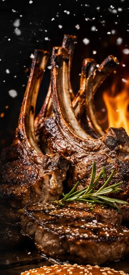 Gegrillte Lammkotelette