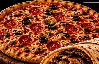 Pizza vom Steinofen